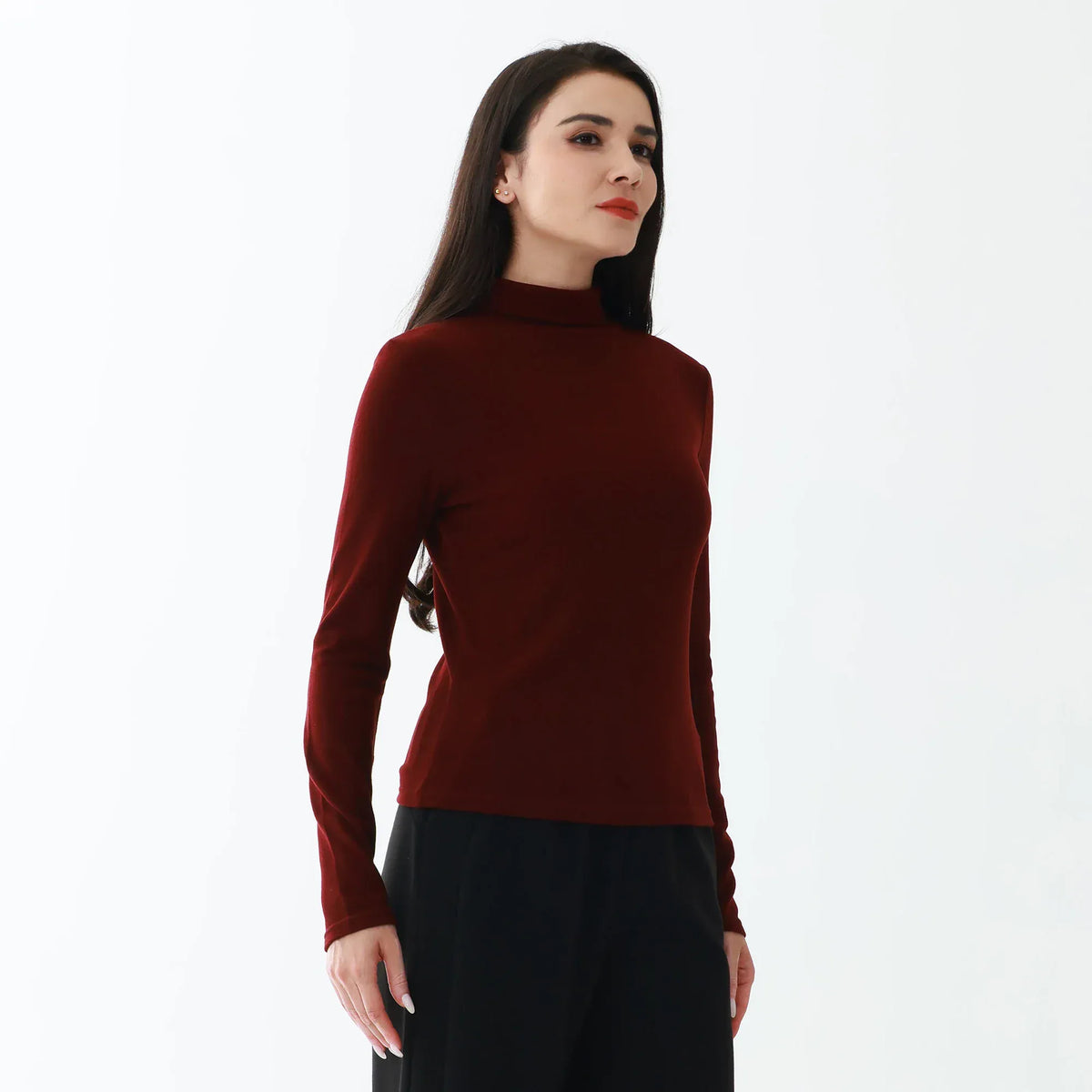 Elegant Plain T.Shirt for Women Image