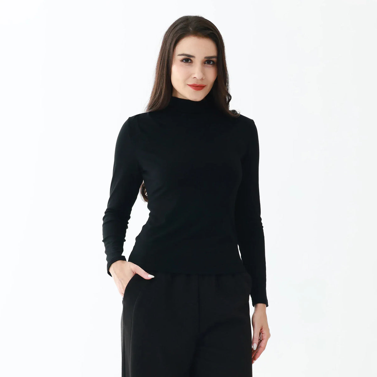 Elegant Plain T.Shirt for Women Image