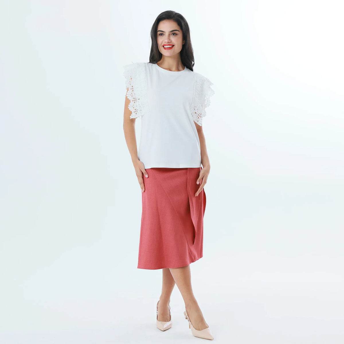 Laced T.Shirt for Women Image