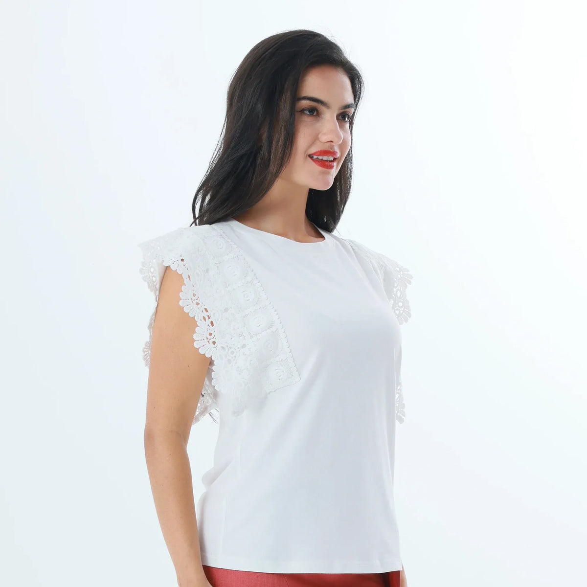 Laced T.Shirt for Women Image