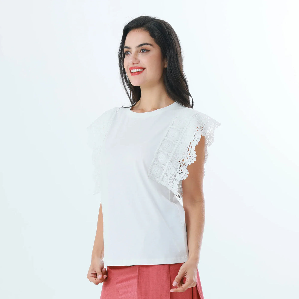 Laced T.Shirt for Women Image