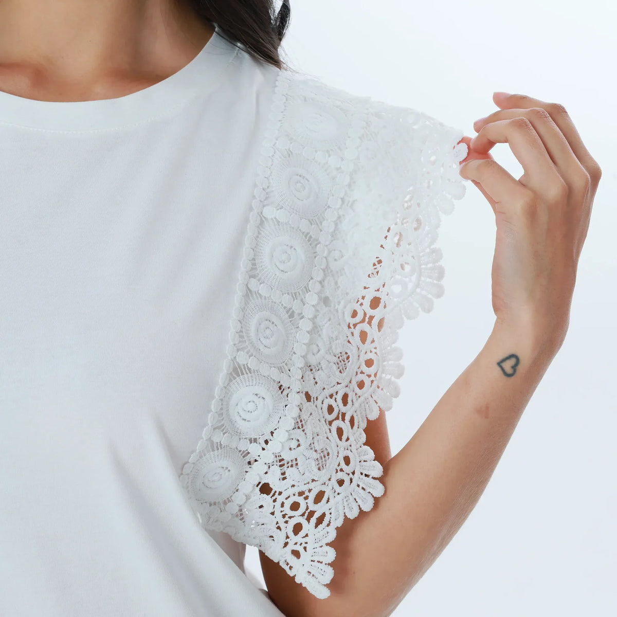 Laced T.Shirt for Women Image