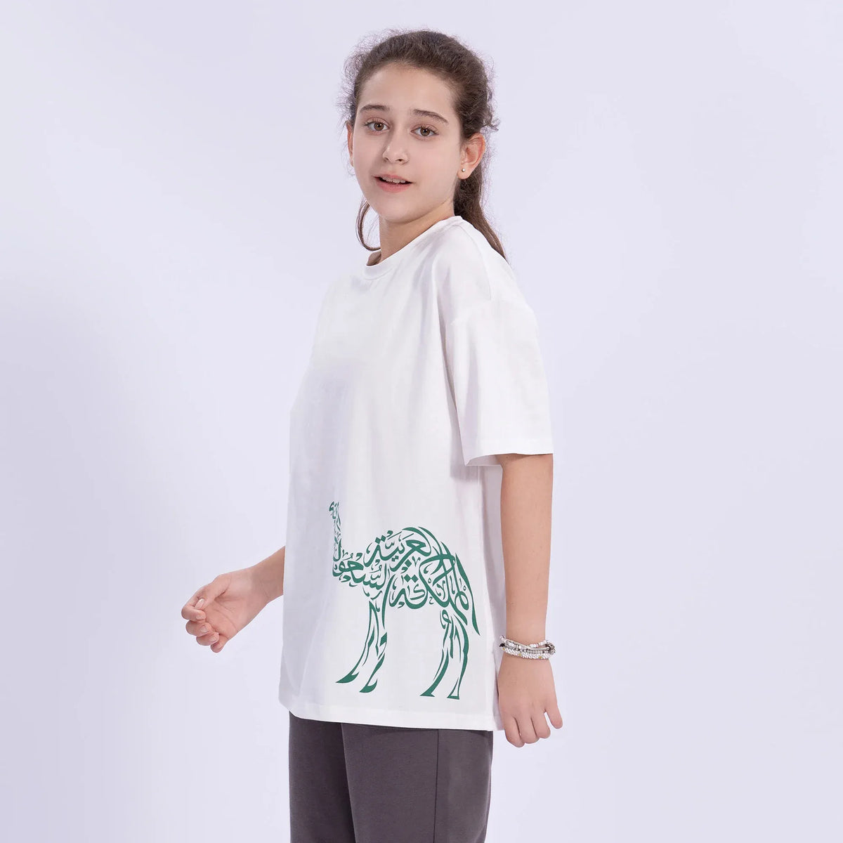 Printed Casual T.Shirt for Girls Image