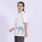 Printed Casual T.Shirt for Girls Image