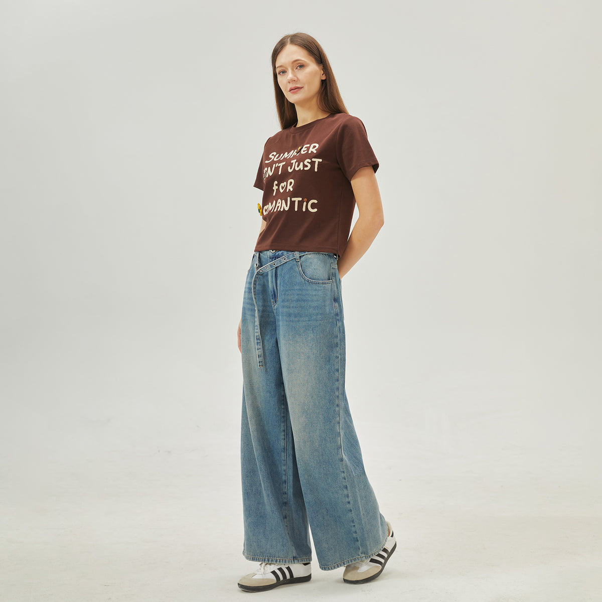 تيشيرت مطرز كاجوال للنساء