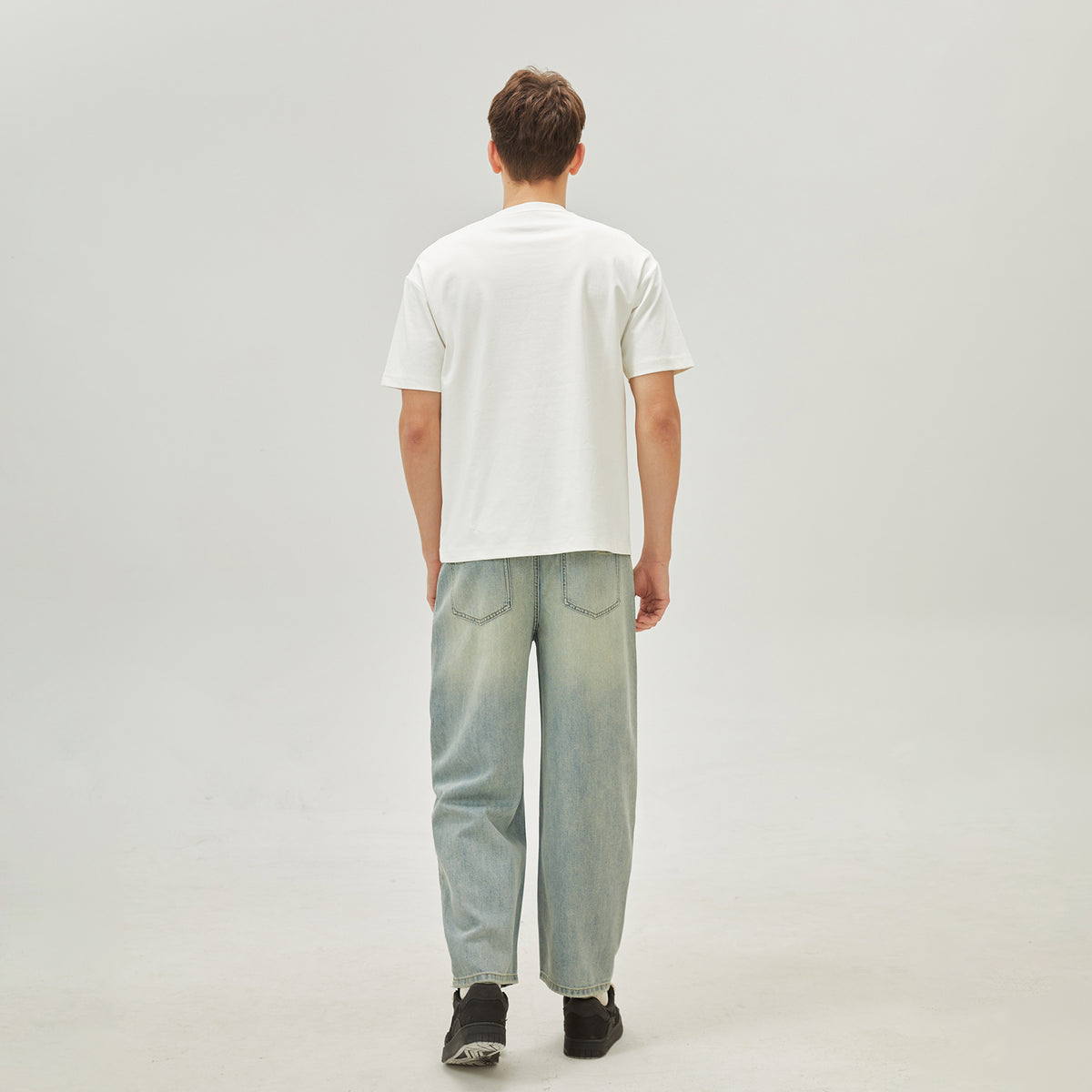 Street Look Embroidery T.Shirt For Men