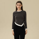 Color-Blocked T.Shirt For Women
