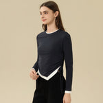 Color-Blocked T.Shirt For Women