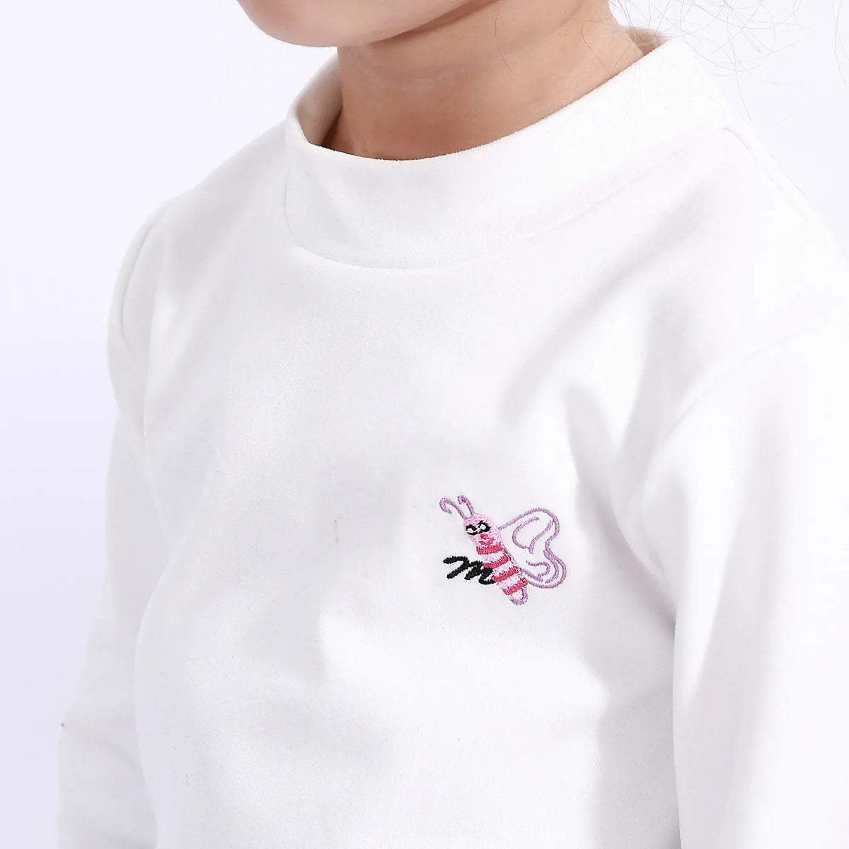 Casual Embroidery T.Shirt for Girls Image