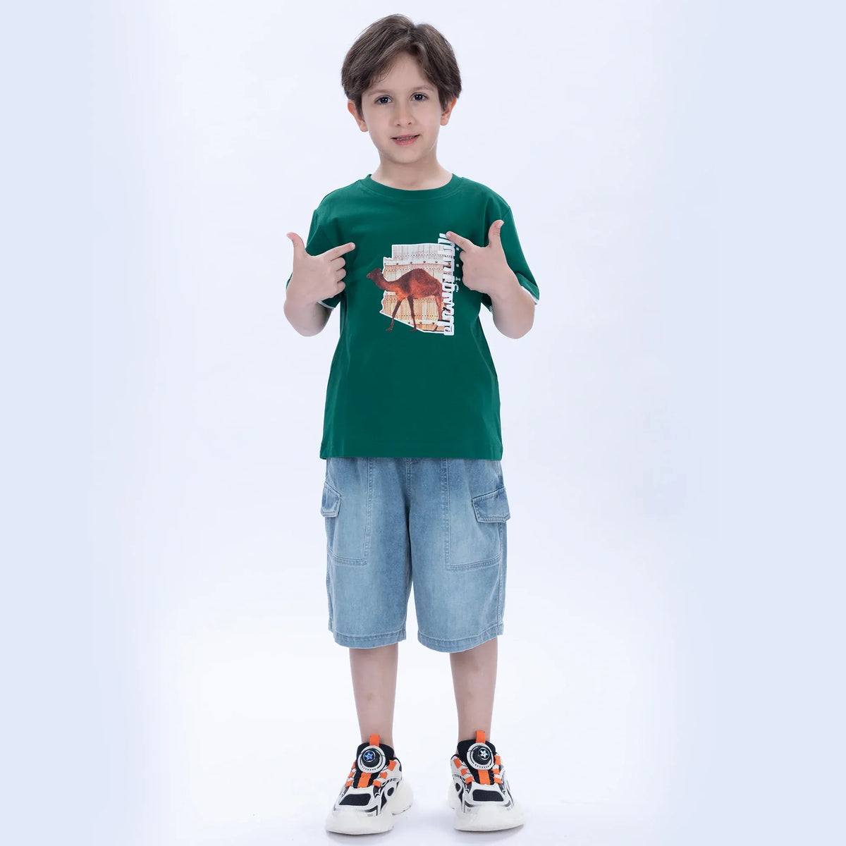 Printed Casual T.Shirt for Boys Image