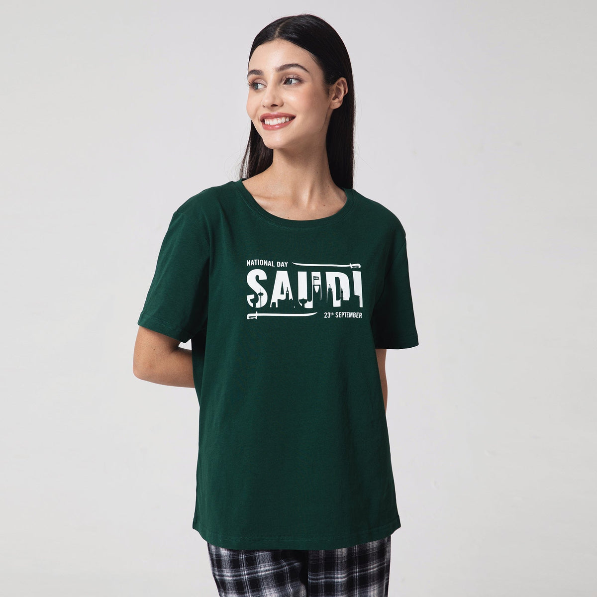 Printed Casual T.Shirt for Women Image