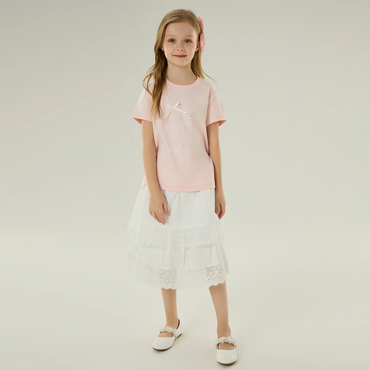 Printed Casual T.Shirt for Girls