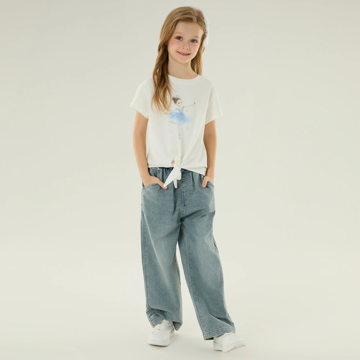 Printed Casual T.Shirt for Girls