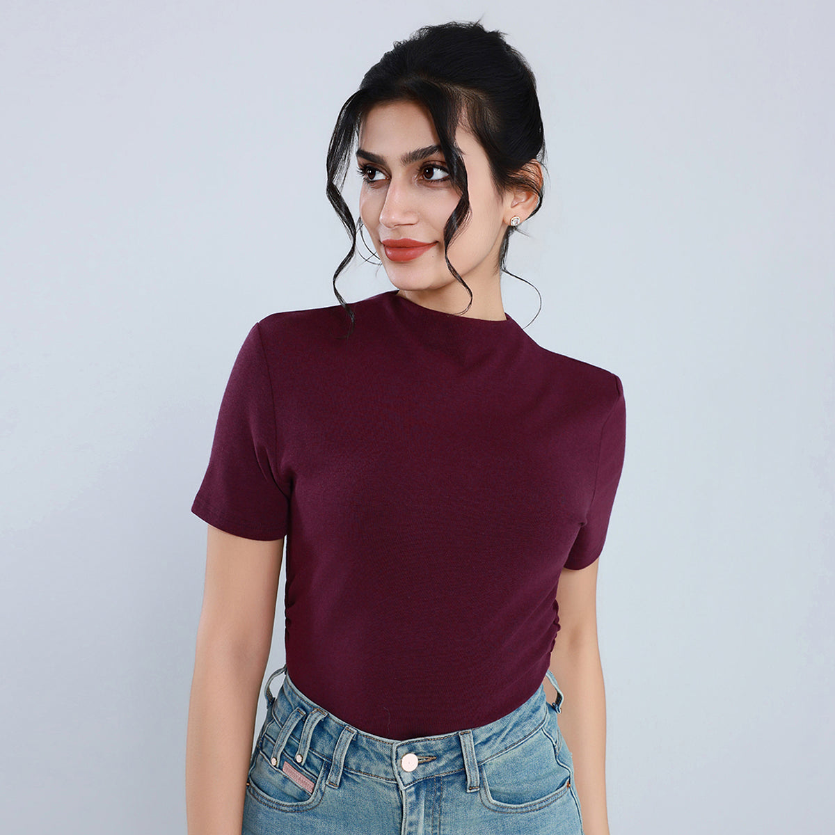 Elegant Plain T.Shirt for Women
