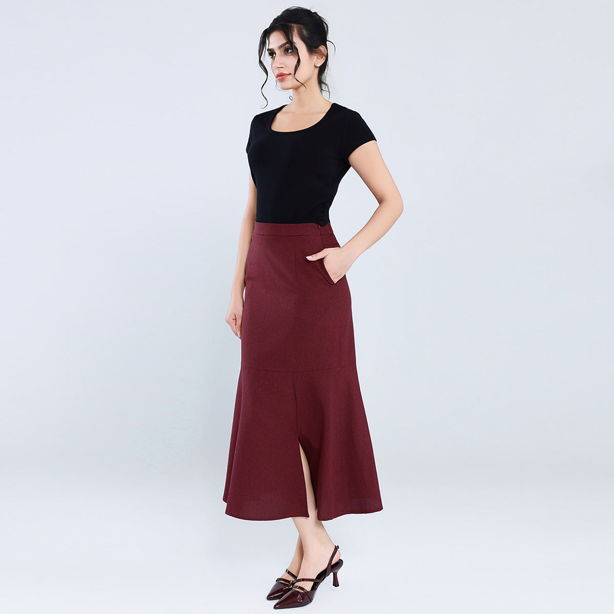 Elegant Plain T.Shirt for Women