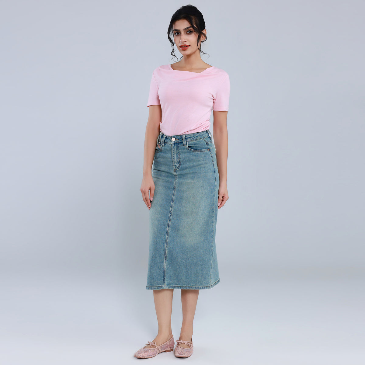 Elegant Plain T.Shirt for Women