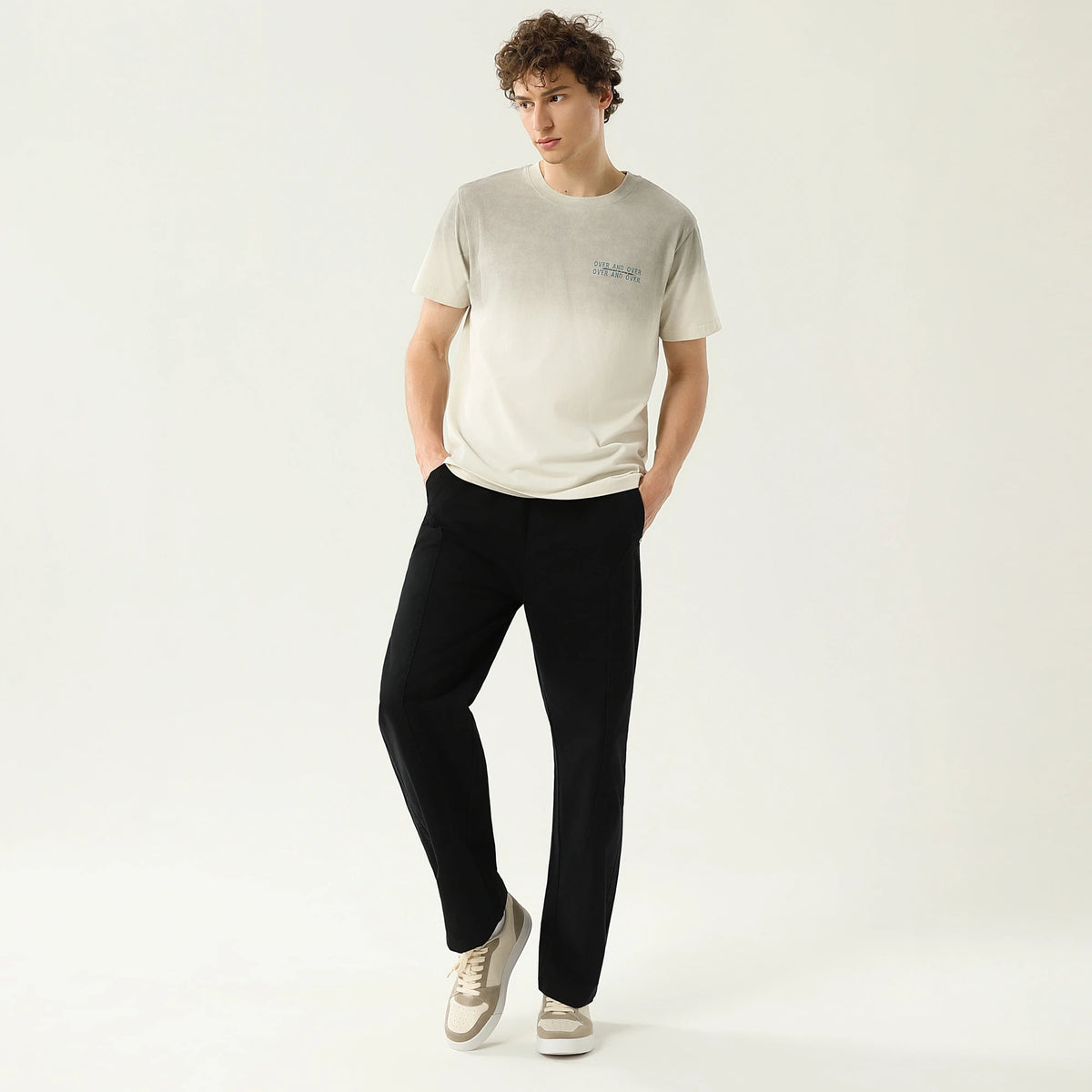 Casual Dip-Dye T.Shirt for Men