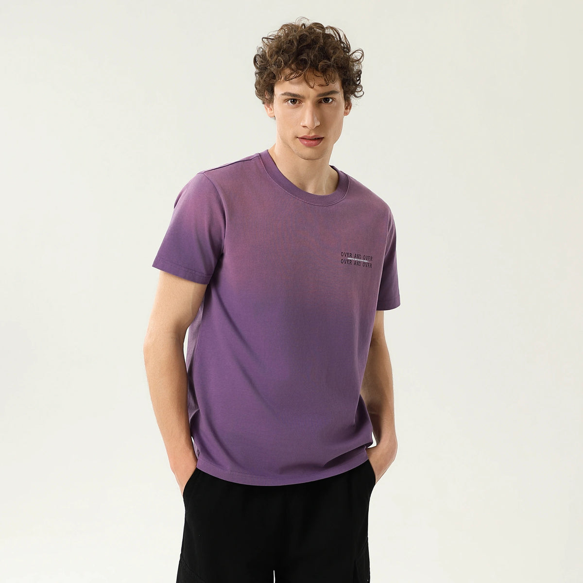 Casual Dip-Dye T.Shirt for Men