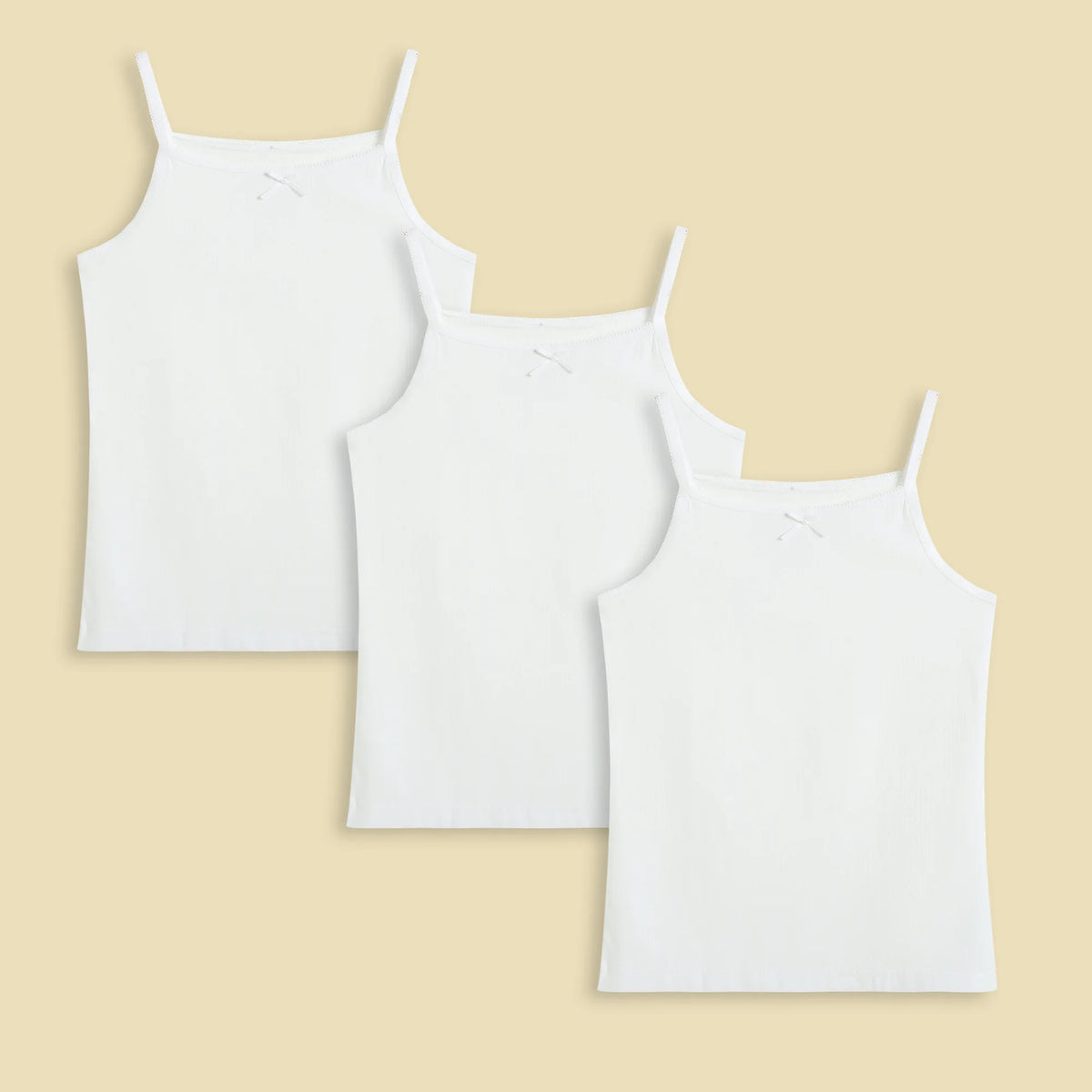 Jacquard Tank Top-3Pc For Girls