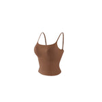 Brown Tank Top for Women Image