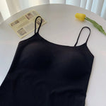 Black Tank Top for Women Image