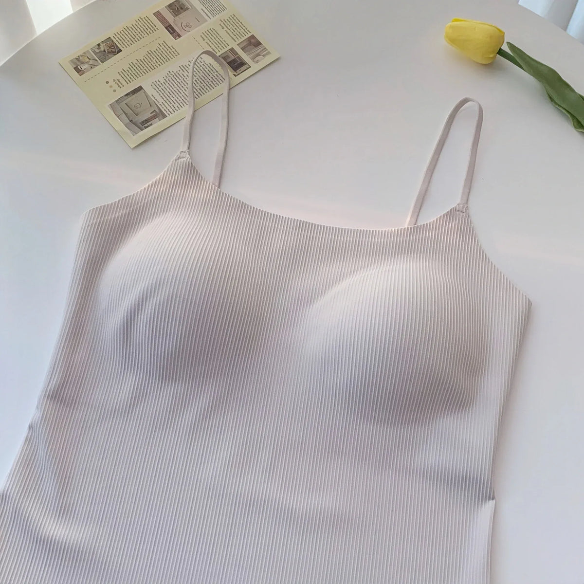 Grey Tank Top for Women Image