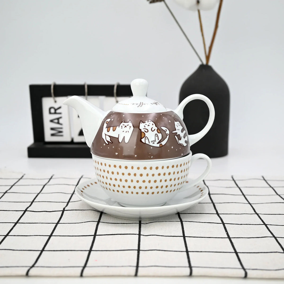 370Ml Coffee Teapot 4 Sets Multicolors Image