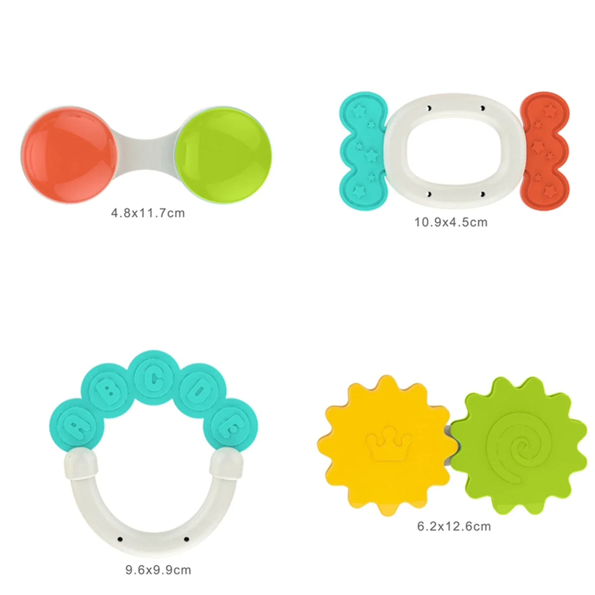 Teether Rattle Toys (4Pcs) for Baby Image