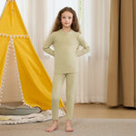 Bean Green Solid Thermal Set-2Pc for Girls Image