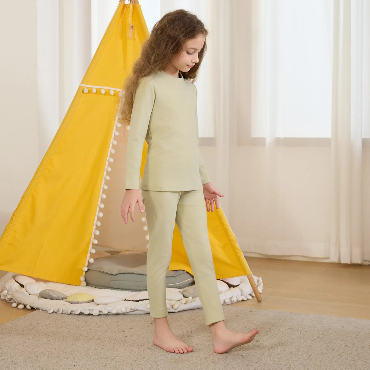 Solid Thermal Set-2Pc for Girls Image