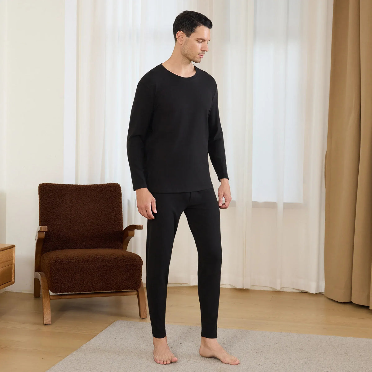 Plain Thermal Set-2Pc for Men Image
