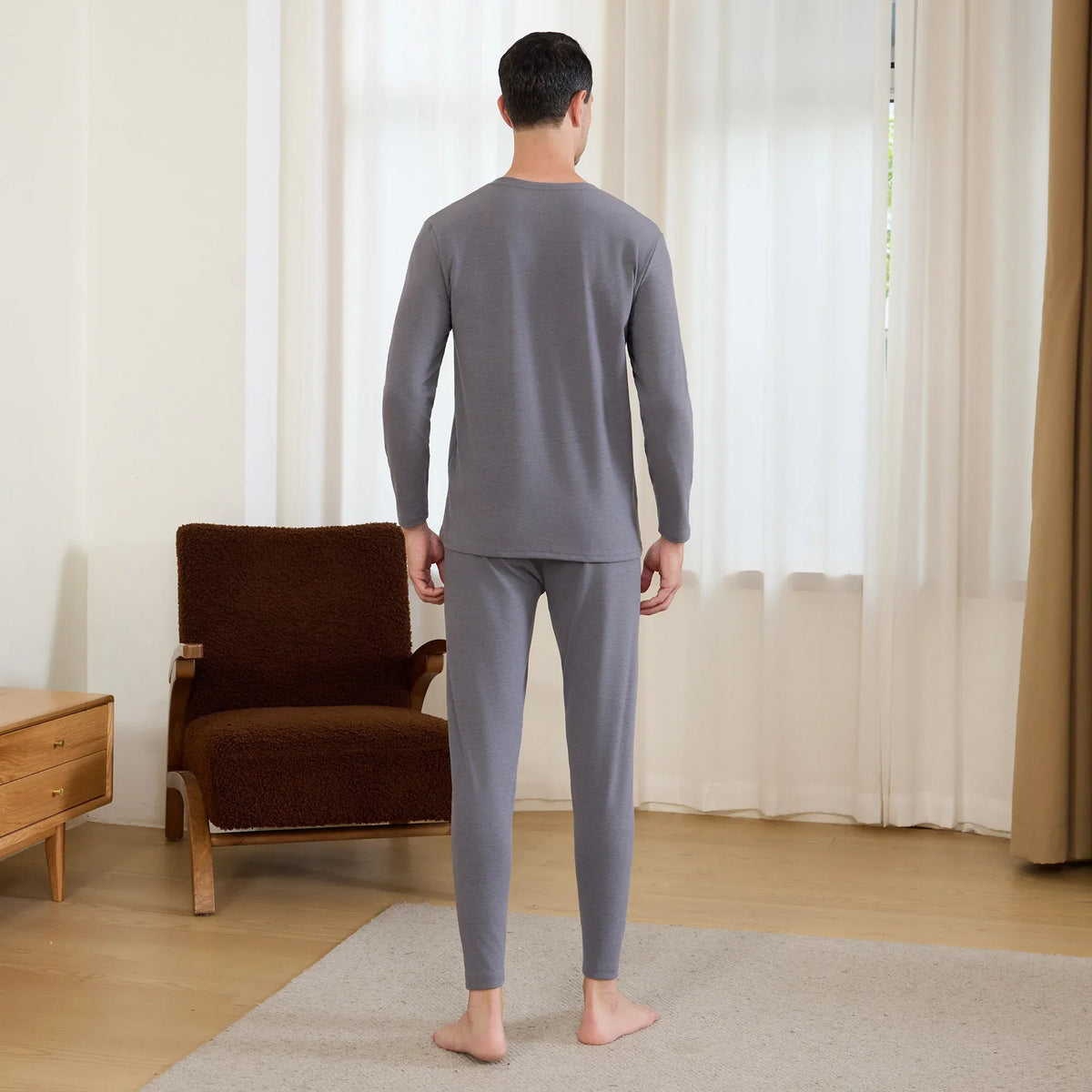 Plain Thermal Set-2Pc for Men Image