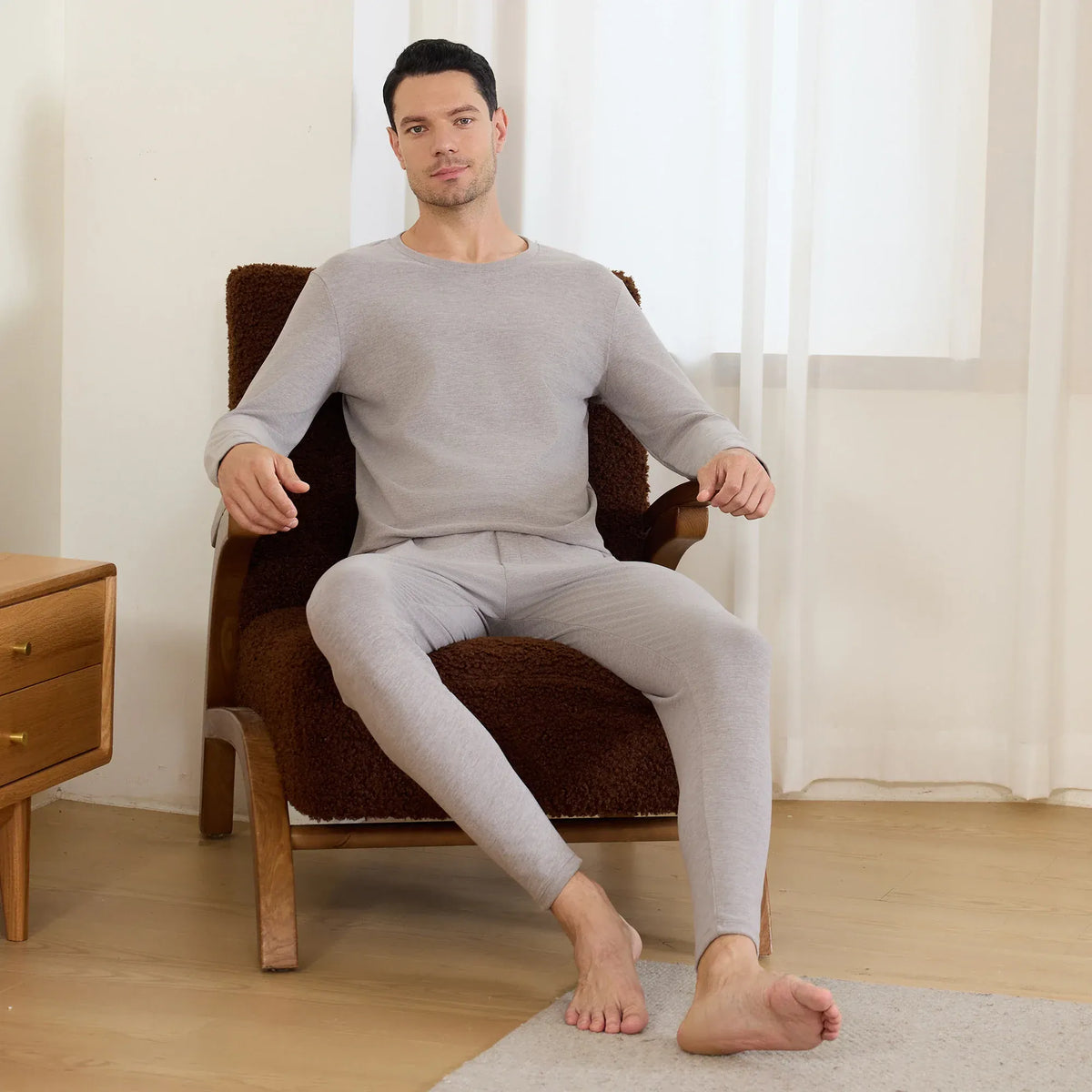 Plain Thermal Set-2Pc for Men Image