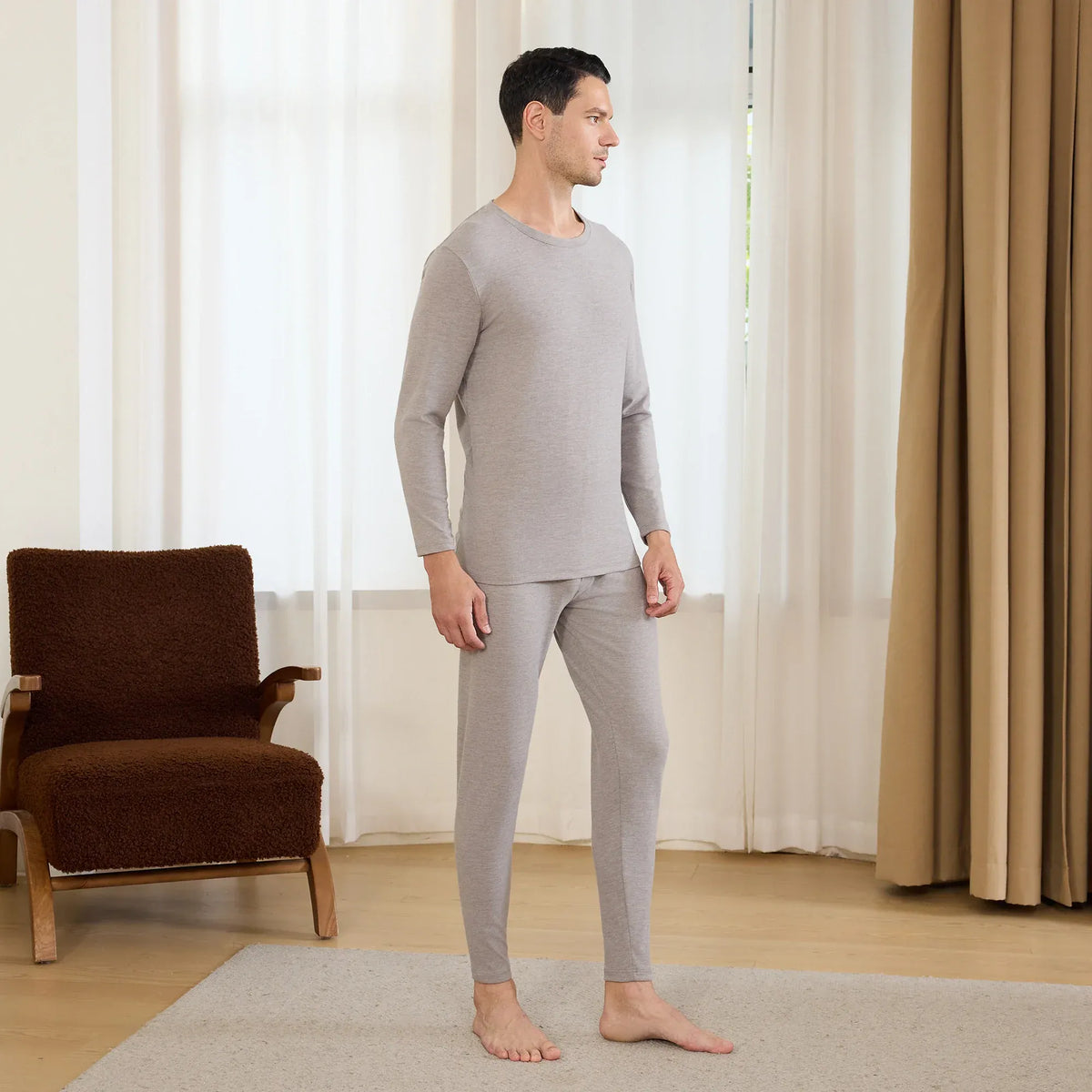 Plain Thermal Set-2Pc for Men Image