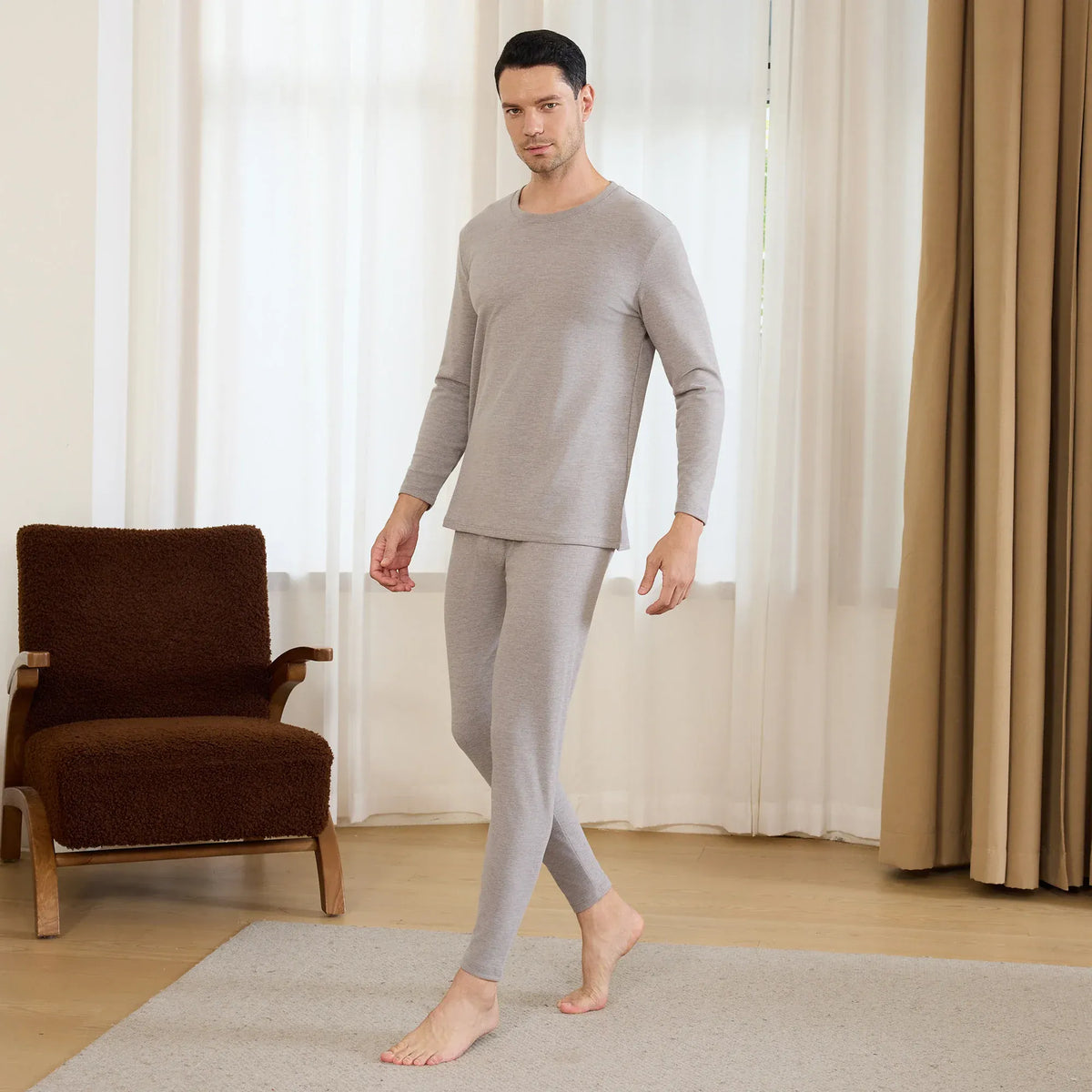 Plain Thermal Set-2Pc for Men Image