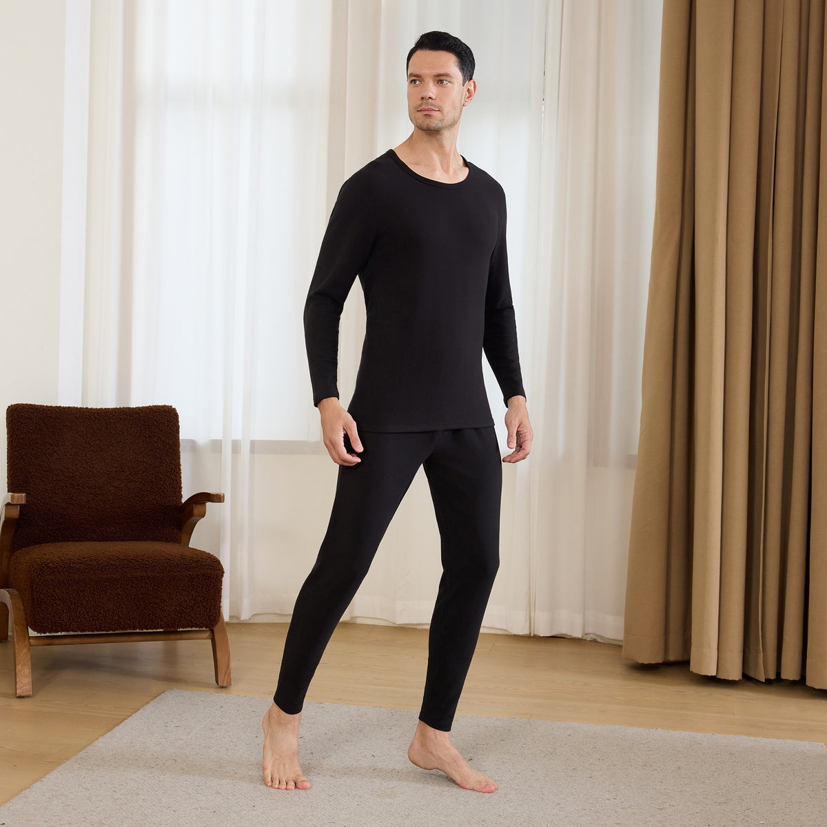 Plain Thermal Set 2Pc for Men