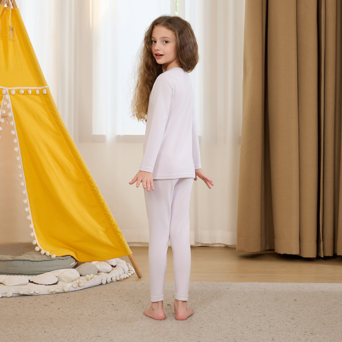 Plain Thermal Set 2P for Girls