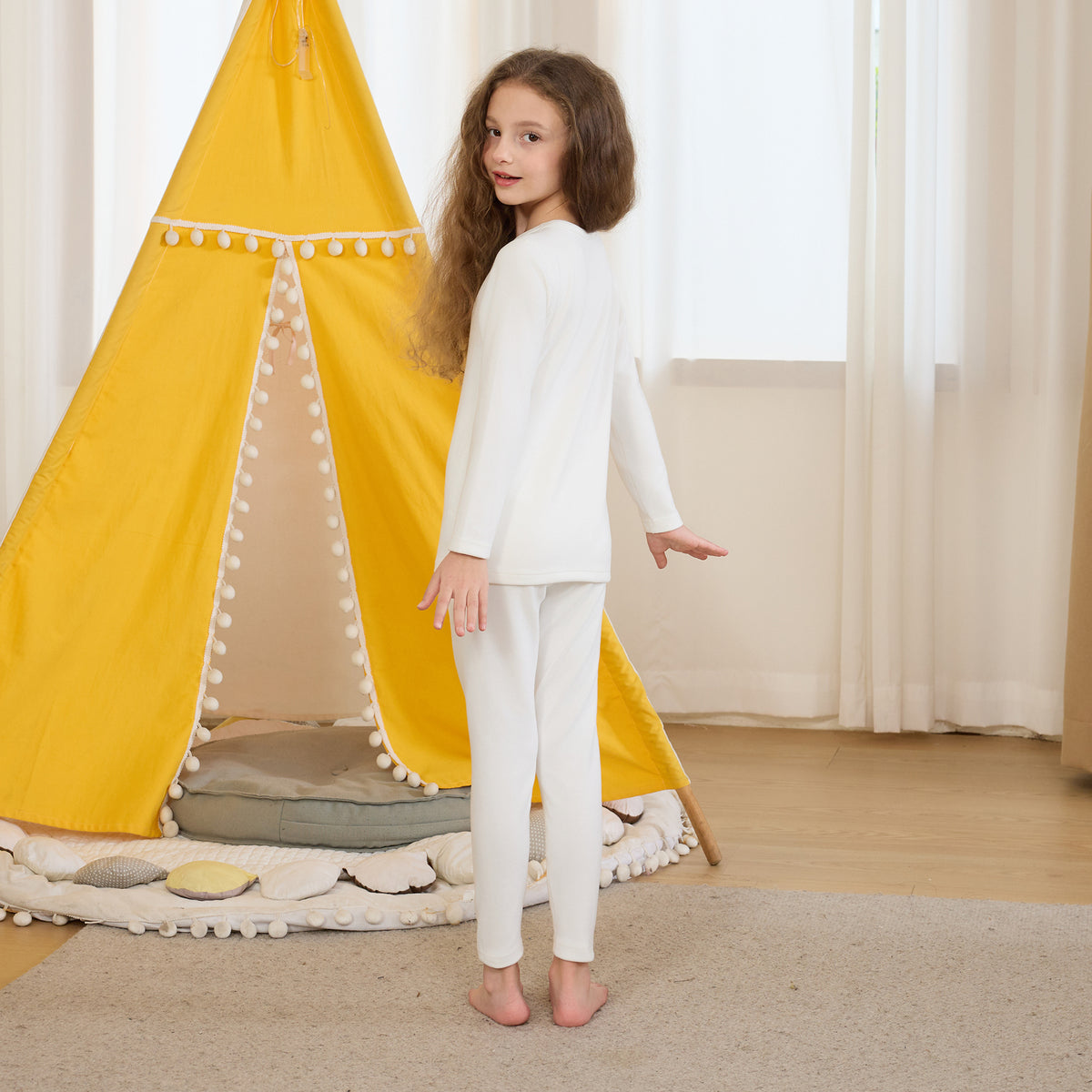 Plain Thermal Set 2P for Girls