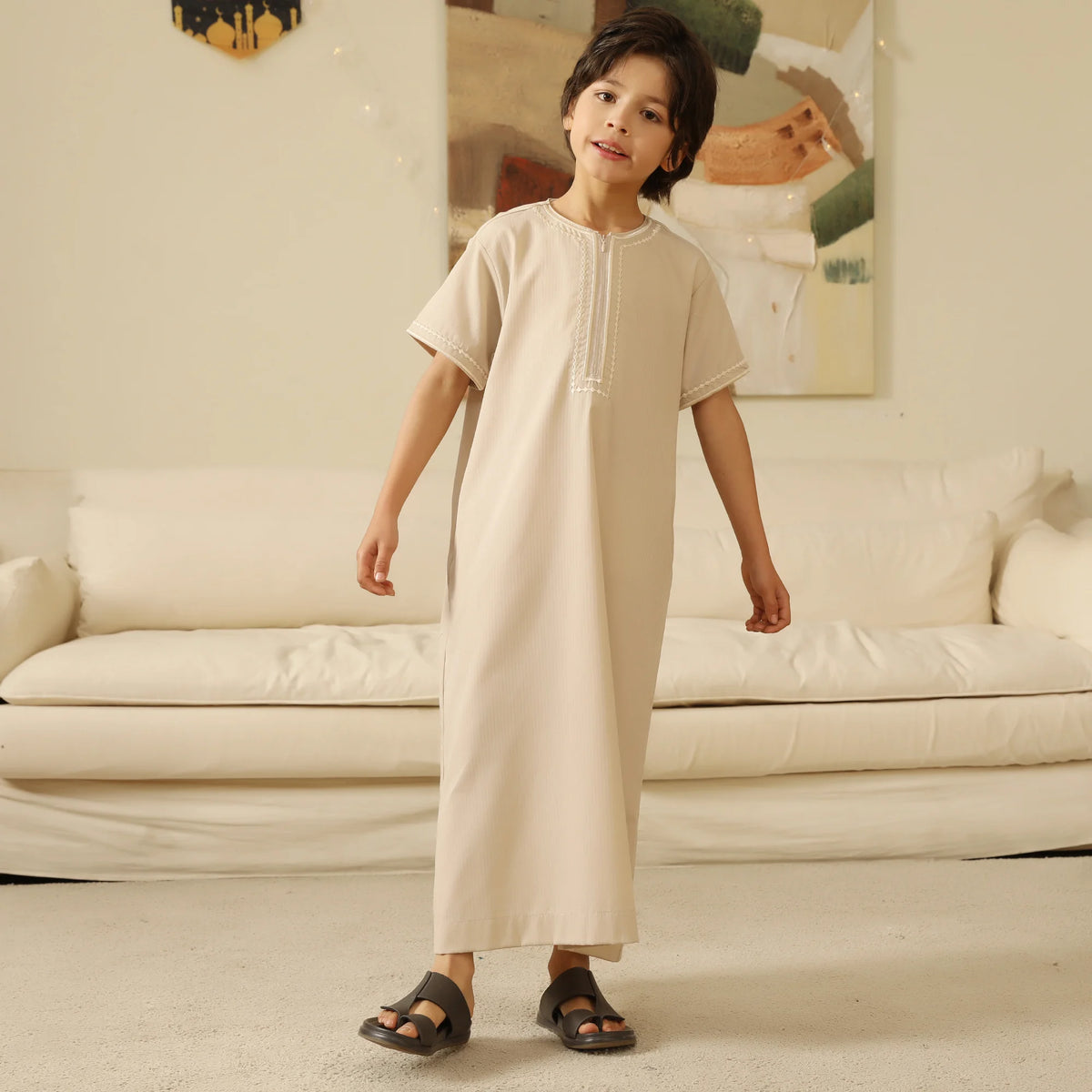 Embroidery Thoub For Boys