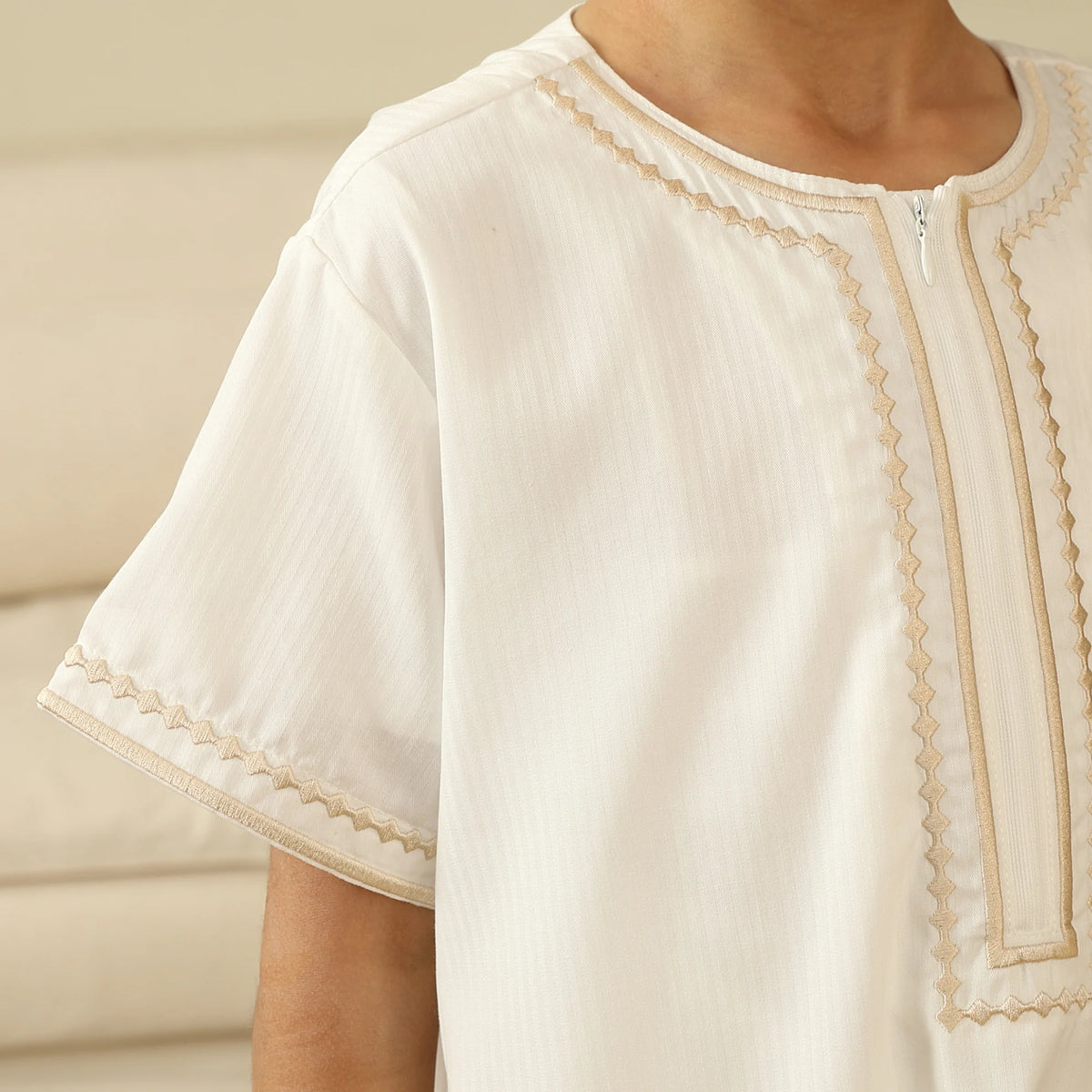 Embroidery Thoub For Boys