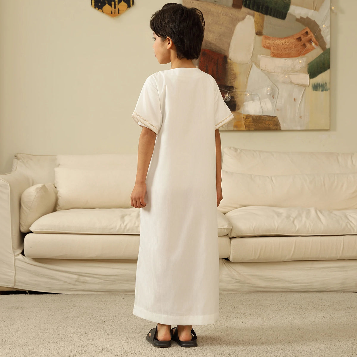 Embroidery Thoub For Boys