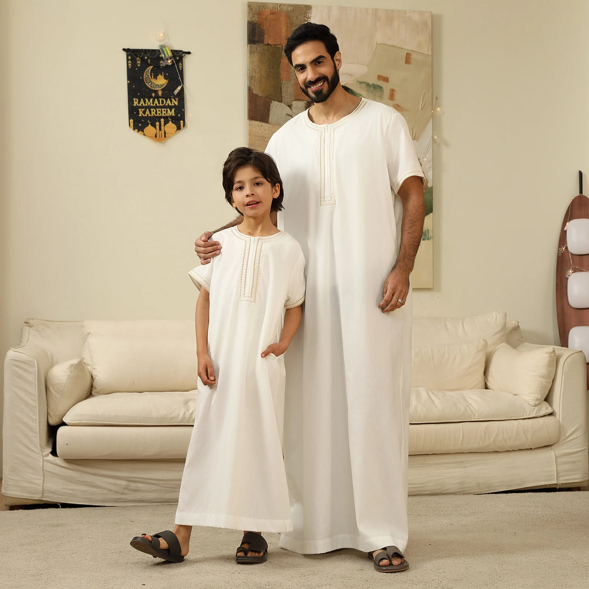 Embroidery Thoub For Boys