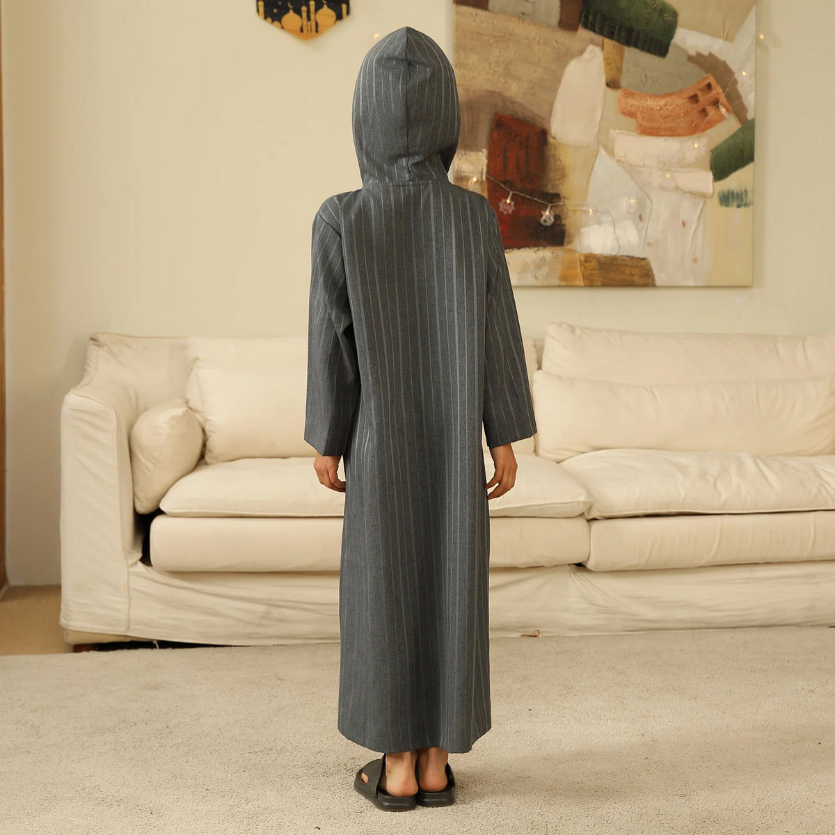 Striped Thoub For Boys