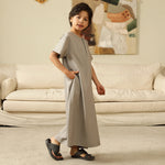 Solid Thoub For Boys