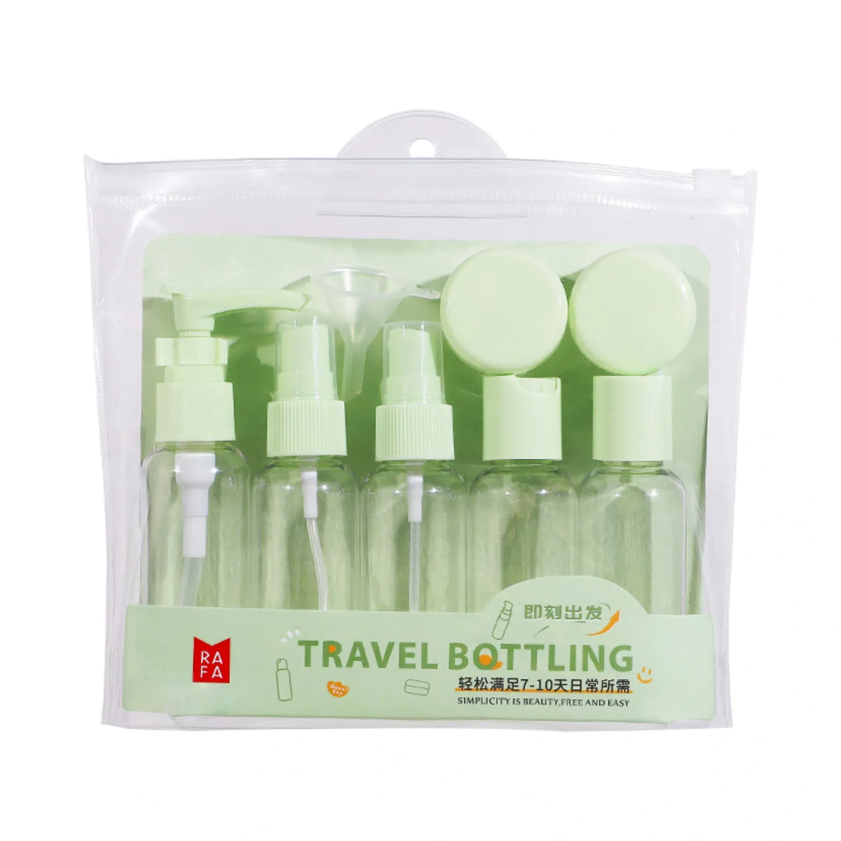 Free Green Travelling Bottle Set for Women Image