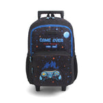17.5 Dark Blue Trolley Backpack for Boys Image