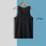 Plain Vest-2 Pack for Men Image