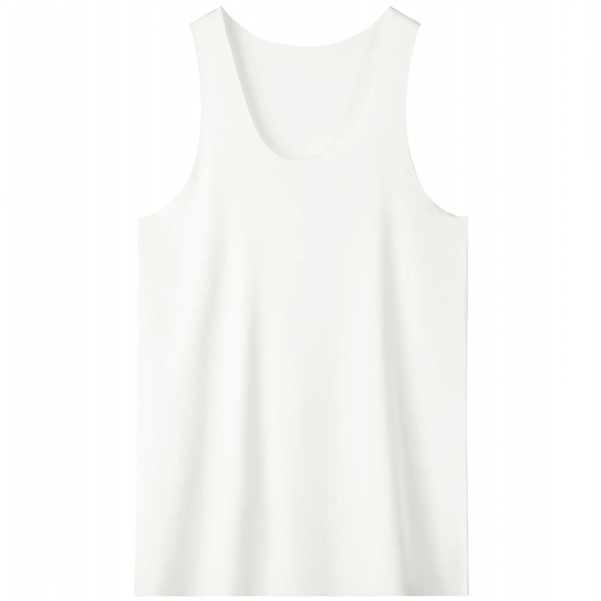 White Plain Vest-2 Pack for Men Image