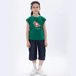 Printed Casual Vest for Girls Image