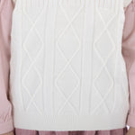 Casual Jacquard Waistcoat for Girls Image